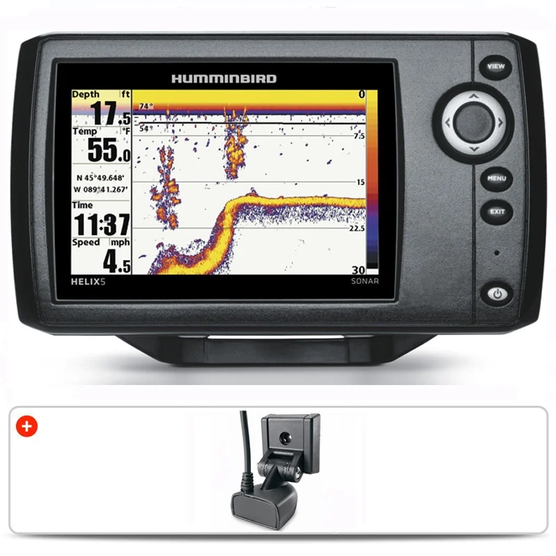 Echolot Humminbird Helix 5 G2 + Heckgeber + T°C ( Aus zweiter hand ) Angebot