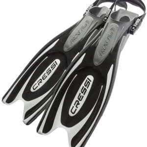 Flossen Cressi Frog Plus Schwarz/Silber Preis Gesenkt