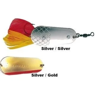 Versand Am Gleichen Tag Blinker Köder Dam Effzettweedless Silber/Gold / 16gr/45mm