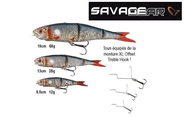 Weiche 4Play-Köder 9,5 cm Savagear Billig