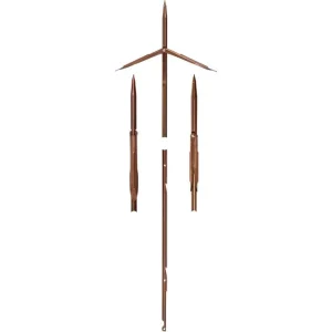 Tahitian-Pfeil Devoto mit kerbe - Zwei widerhaken 90 cm ∅6.5 mm Neue Kollektion