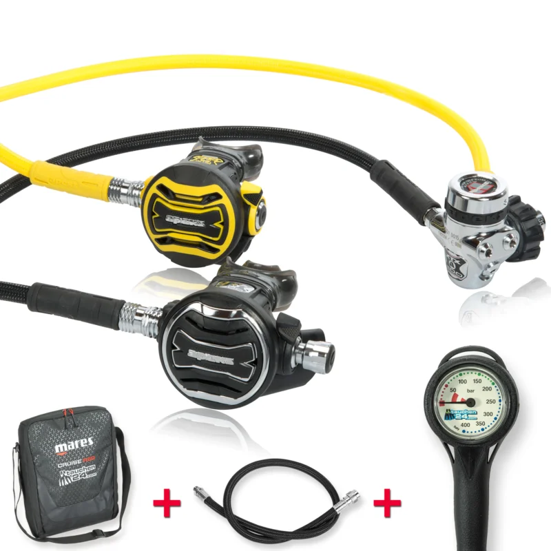 Apeks Atemregler XTX 200 XTX 40 Komfort Set -geprüft und montiert Letzte Chance